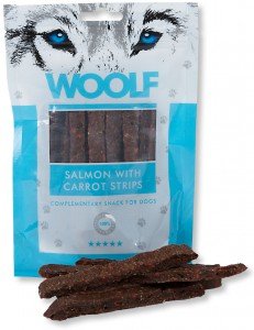 Przysmak dla psa WOOLF Przysmak Salmon with Carrot Strips, 100 g - WOOLF
