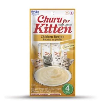 Przysmak Inaba Cat Churu Kitten Kurczak 4X14G (56G) - Inna marka