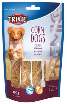 Przysmak PREMIO Corn Dogs (kaczka i skóra surowa), 100g - Trixie