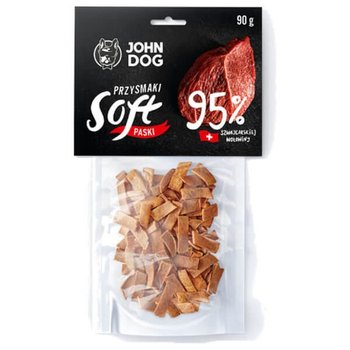 Przysmak z wołowiny szwajcarskiej JOHN DOG Soft, 90 g - JOHN DOG