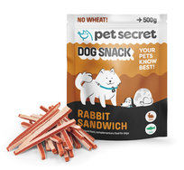 Przysmaki Dla Psa Sandwicz Paski Z Królikiem 500 G