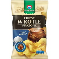 Przysnacki Chipsy W Kotle Prażone Z Solą Morską 30G