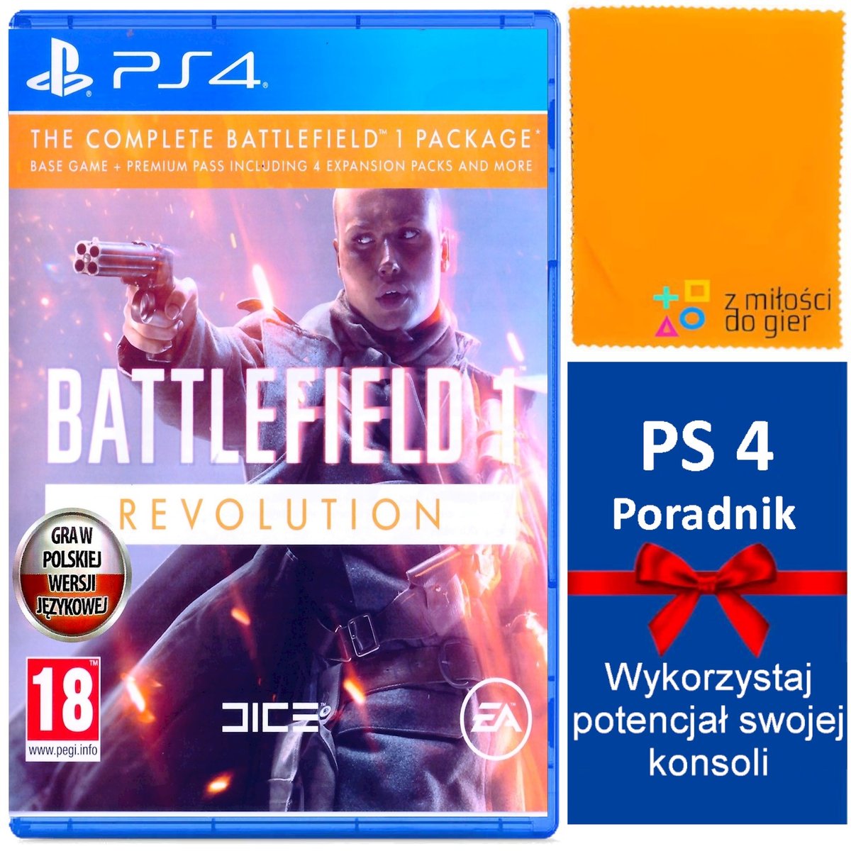 PS4 BATTLEFIELD 1 REVOLUTION Po Polsku DUBBING PL
