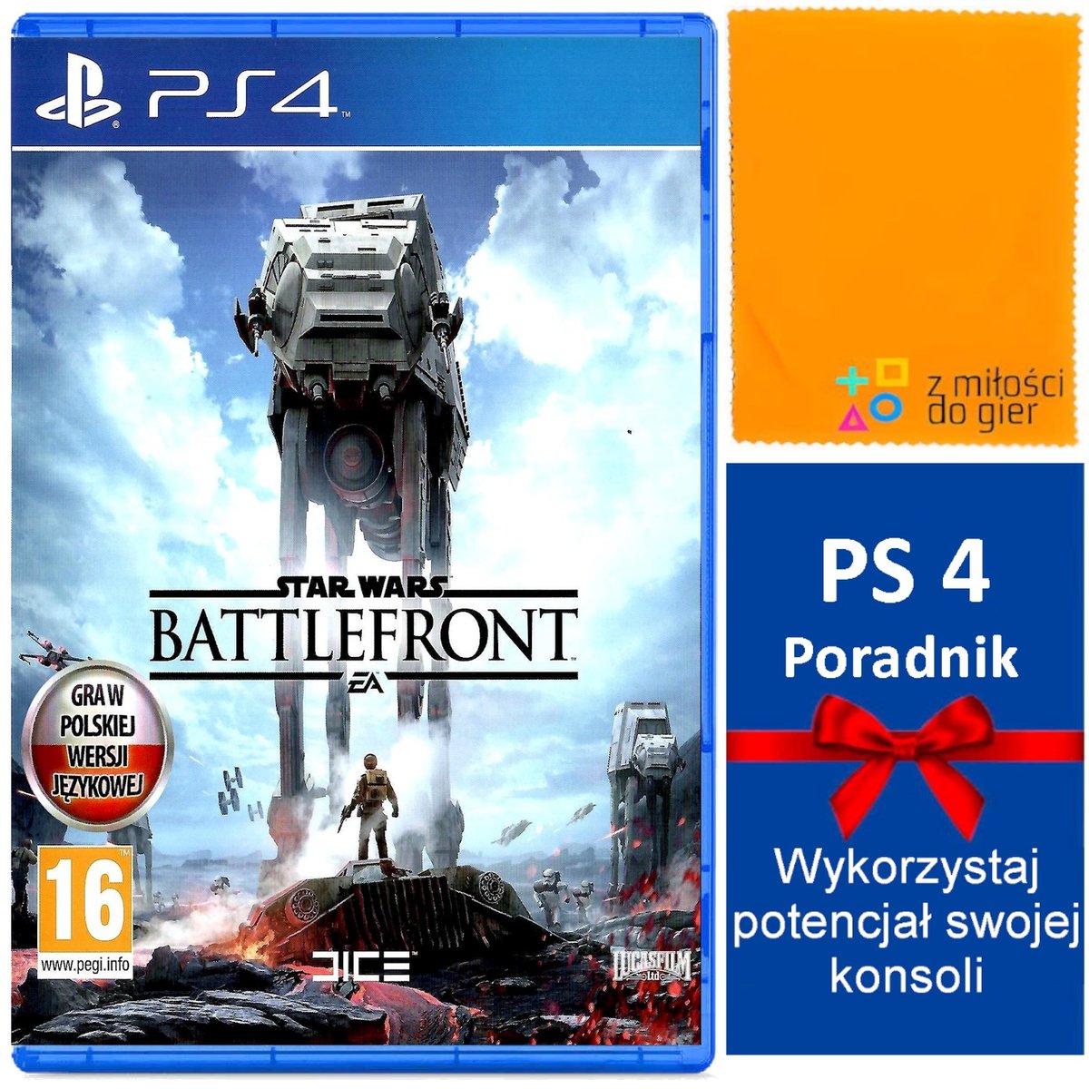 PS4 STAR WARS BATTLEFRONT Po Polsku PL