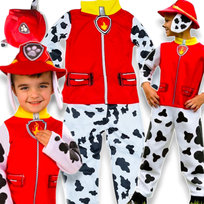 Psi Patrol Strój Marshall Straż Przebranie na Bal Kostium Rozmiar S 98-110