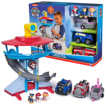 Psi Patrol Wieża Obserwacyjna Baza Główna + Pojazdy Z Figurkami 3+ - Psi Patrol