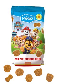 PSI PATROL ZBOŻOWE CIASTECZKA W KSZTAŁCIE PIESKÓW 100G MAXIES - Psi Patrol