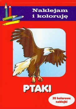Ptaki. Naklejam i koloruję. 32 kolorowe naklejki - Małecki Aleksander