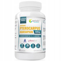 Pterocarpus Marsupium Ekstrakt 500Mg Cukrzyca Regulacja Poziomu Cukru 90 Ka ,Suplement diety
