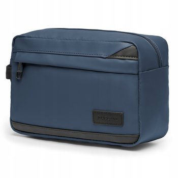 PUCCINI Kosmetyczka Męska Podróżna Duża Pojemna Granatowa QML010-7A - PUCCINI