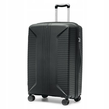 PUCCINI Walizka Duża Podróżna Na Kółkach PP Twarda Czarna PP027A-1 - PUCCINI