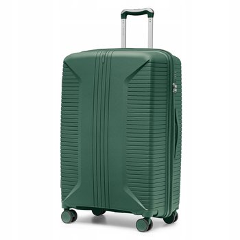 PUCCINI Walizka Duża Podróżna Na Kółkach PP Twarda Zielona PP027A-5D - PUCCINI