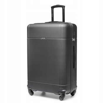 PUCCINI Walizka Duża Podróżna Na Kółkach Twarda ABS Czarna ABS029A-1 - PUCCINI