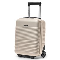 PUCCINI Walizka Kabinowa Mała Ryanair Wizzair Na Kółkach Beżowa ABS028D-6A