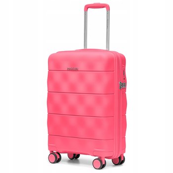PUCCINI Walizka Kabinowa Podróżna Lekka Polipropylenowa Różowa PP026C-9C - PUCCINI