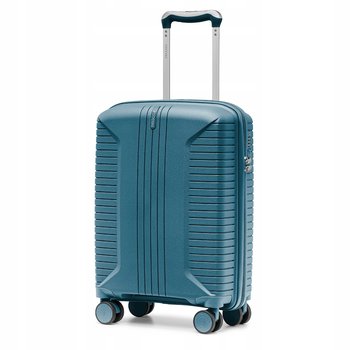 PUCCINI Walizka Kabinowa Podróżna Na Kółkach PP Twarda Morska PP027C-5E - PUCCINI