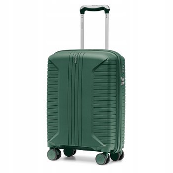 PUCCINI Walizka Kabinowa Podróżna Na Kółkach PP Twarda Zielona PP027C-5D - PUCCINI