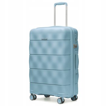 PUCCINI Walizka Średnia Podróżna Lekka Polipropylenowa Niebieska PP026B-7B - PUCCINI