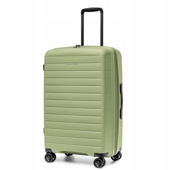 PUCCINI Walizka Średnia Podróżna Poszerzenie Polipropylen Zielona PP028B-5 - PUCCINI