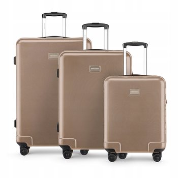 PUCCINI Zestaw WALIZEK Podróżnych PC Komplet Polikarbon 3w1 PC029 6 - PUCCINI