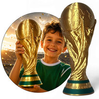 Puchar Mistrzostw Świata 36 cm 450 g Replika Trofeum Piłkarskie Kajawis