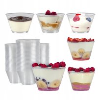 PUCHARKI POJEMNIKI NA DESERKI 150 ml 24szt. kubek TULI na przekąski Bimberek