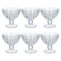 Pucharki szklane do lodów deserów zestaw 6 sztuk 280 ml Altom Design Venus