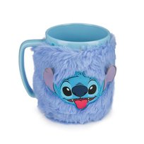 Puchaty Kubek w futerku Stitch Disney Kubki Prezent dla Przyjaciółki 440 ml Pyramid International