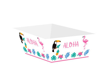 Pudełka Na Chipsy Aloha Hawaje 4 Szt - Congee