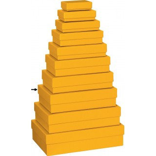 Pudełko 22 X 14 X 6 Cm, One Colour Pomarańczowe Dekorart - Dekor-Art-Serwis