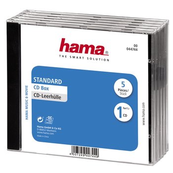 Pudełko CD HAMA, 5 szt. - Hama
