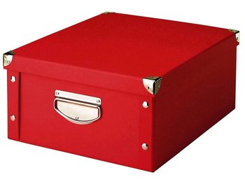 Pudełko do przechowywania ZELLER, czerwone, 17x40x33 cm - Zeller