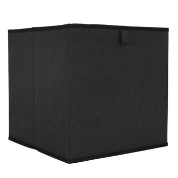 Pudełko do regału 30x30cm Poli czarne - Intesi