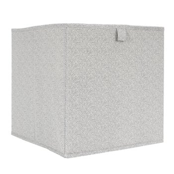 Pudełko do regału 30x30cm szare jasne Cube - Intesi