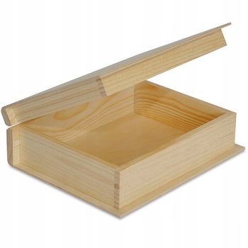 Pudełko Drewniane W Kształcie Książki 24X19X7,5 Cm - Creative Deco