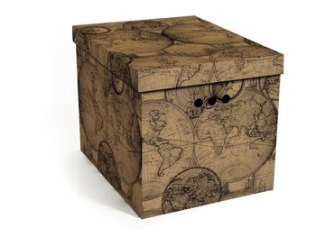 Pudełko kartonowe ozdobne dekoracyjne organizer na ubrania Mapa XL - Inny producent