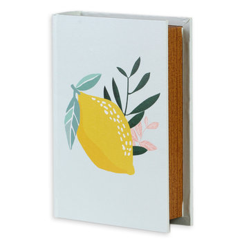 Pudełko Książka Małe, Dolci Limoni, Cytryna, 24 x 15,5 x 4,7 cm  - Empik