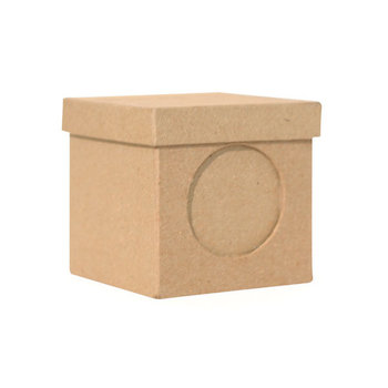 Pudełko Kwadratowe Z Okienkiem Na Zdjęcie 7 X 7 X 7Cm. Bt001, Decopatch - decopatch