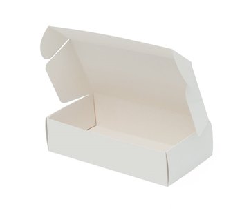 Pudełko laminowane 200x100x50mm, białe f427