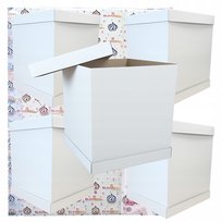 Pudełko na ciasto 5szt opakowanie karton na tort piętrowy 32,5x32,5x45