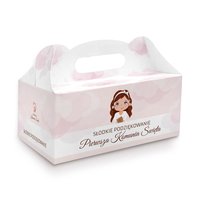 Pudełko na ciasto, komunia 5 szt.  Słodkie podziękowanie komunijne  63705