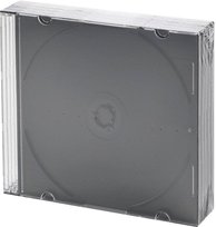 Pudełko na płyty CD/DVD HEITECH 5 szt. Slim Czarny Heitech
