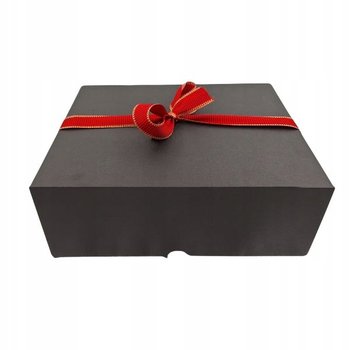 Pudełko na Prezent dla Kobiety z Ekologicznym Wypełnieniem. Czarne Pudełko