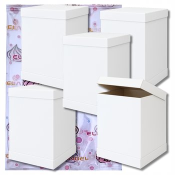 Pudełko na tort piętrowy ciasto karton opakowanie solidny 5szt 30x30x45 - Elhandel