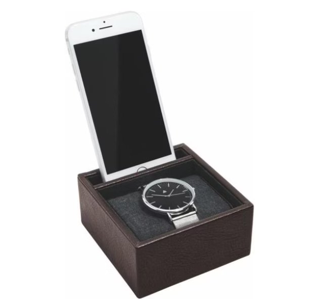 Zdjęcia - Kuferek na biżuterię Classic Pudełko na zegarek i telefon   Stackers (brązowe)