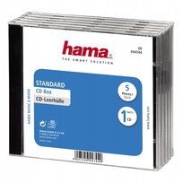Pudełko okładka na płyty CD Hama Jewel Case 5szt.