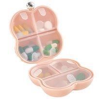 Pudełko organizer na leki tabletki 7 dni pojemnik kasetka różowa