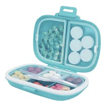 Pudełko organizer na leki tabletki 8 przegródek pojemnik kasetka