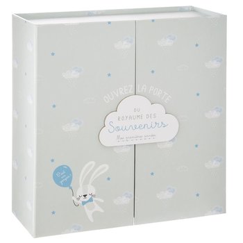 Pudełko pamiętnik na narodziny dziecka, BirthBox, szary - MIA home
