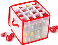 Pudełko pojemnik na bombki ozdoby dekoracje świąteczne 64 przegródki